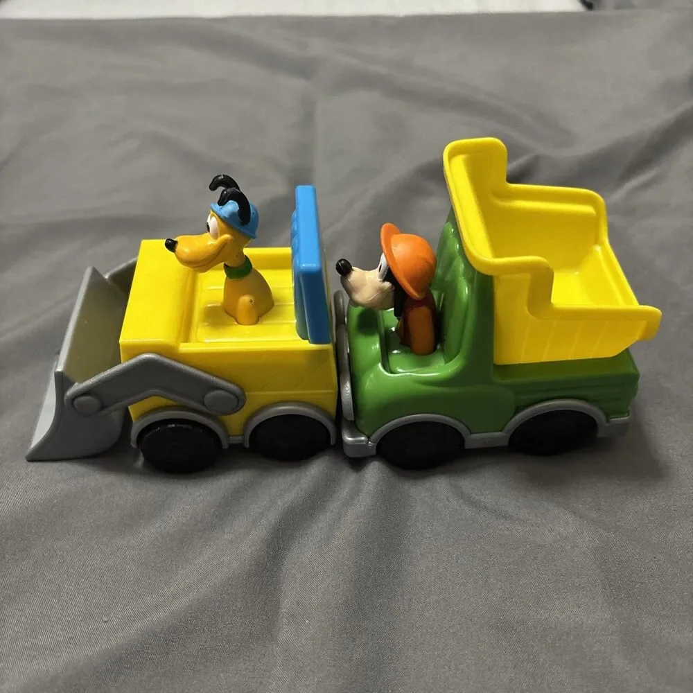 Disney Junior Mickey Mouse Funhouse Let's Work Pluto's & Goofy Toy 4”